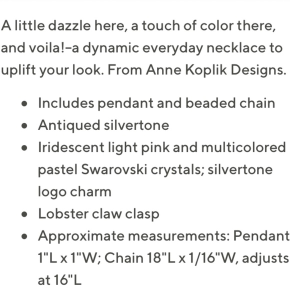 Anne KOPLIC Designs Hand Made Pendent Necklace - Picture 4 of 11